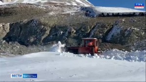 Настоящая зима наступила в горах Дагестана