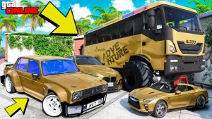 Угнал кучу золотых чит тачек у мажора в GTA 5! Битва воров в ГТА 5 Онлайн!