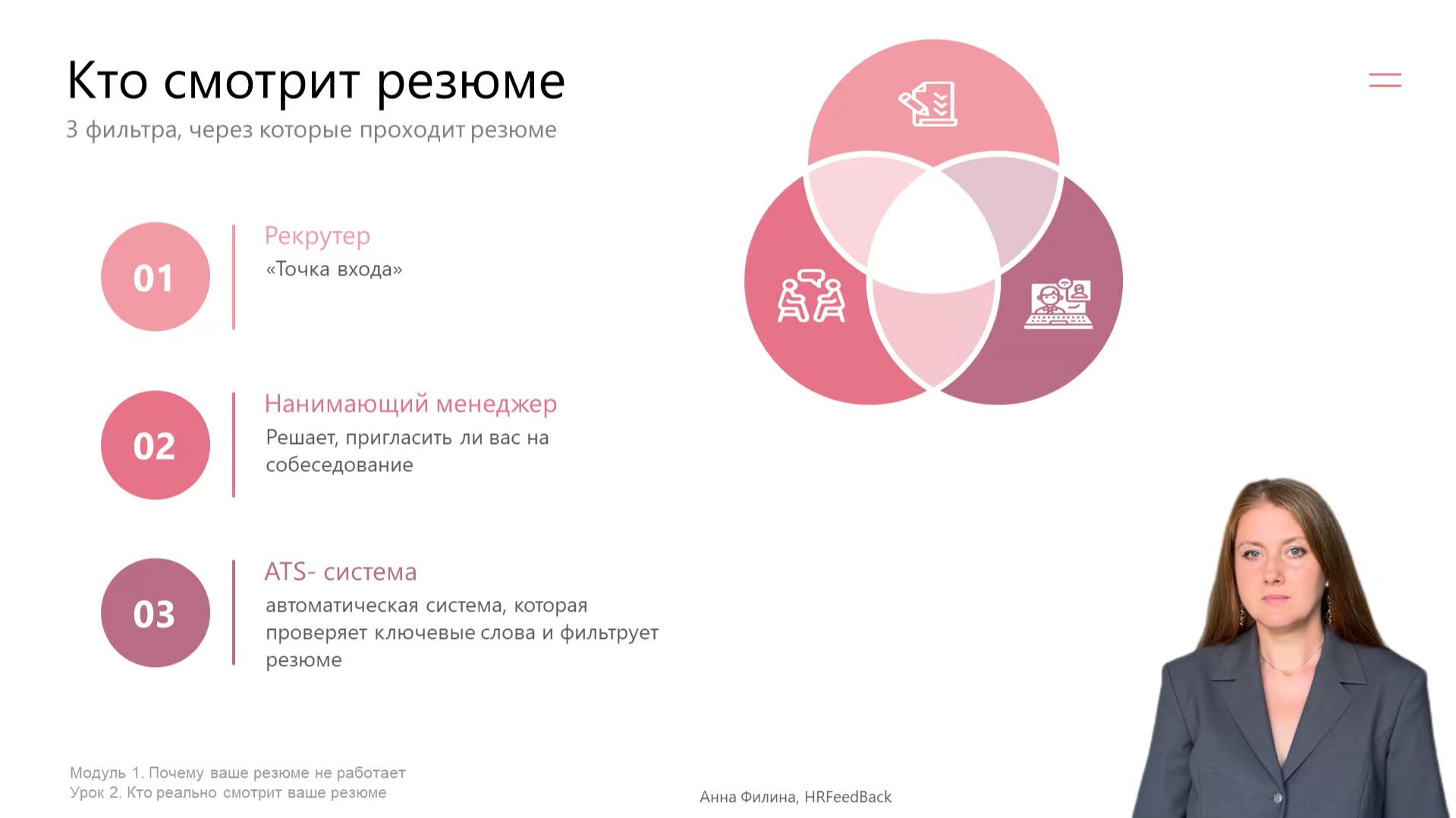 Как самостоятельно составить резюме | Модуль 1, урок 2