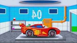 Мультик для детей. Молния Маквин из мультфильма ТАЧКИ в гостях у супергероев часть 1.