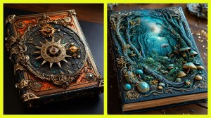 Вдохновение и идеи для объемных книжных фэнтези-обложек своими руками 🧙♂️✨