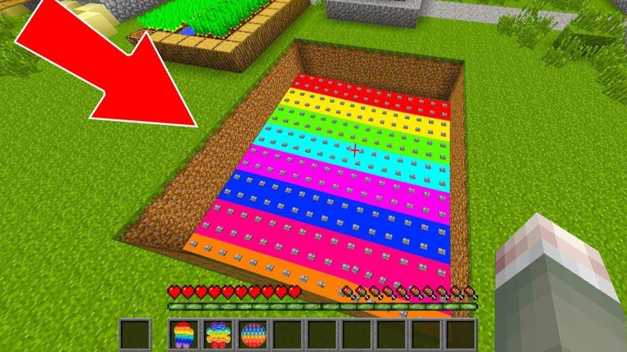 КУДА ВЕДЕТ ЭТОТ СТРАННЫЙ ПРОХОД Поп Ит POP IT В МАЙНКРАФТ SIMPLE DIMPLE MINECRAFT смотреть онлайн