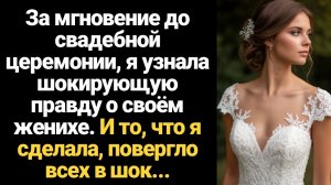 ИСТОРИЯ ИЗ ЖИЗНИ/За мгновение до церемонии узнала шокирующую правду о женихе и то, что сделала она