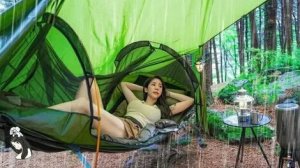 Kirin Camp Кемпинг в новой палатке гамаке.