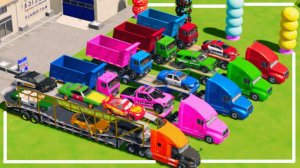 Мультики про машинки для детей. Яркие Громкие грузовики участвующие в краш тестах. Мультики малышам