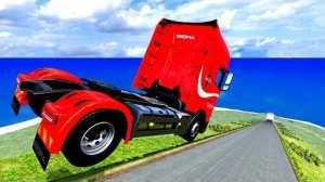 Эпические прыжки на высокой скорости – Crash BeamNG / Drive