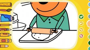 Edujoy Три Кота Раскраски И Конкурсы Листья Бумаги Яркие Цвета Игра 2025