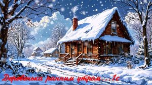 Деревенька  ранним утром...1с ВИДЕО ПЕСНЯ В ДУШУ