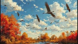 Журавлиный клин.