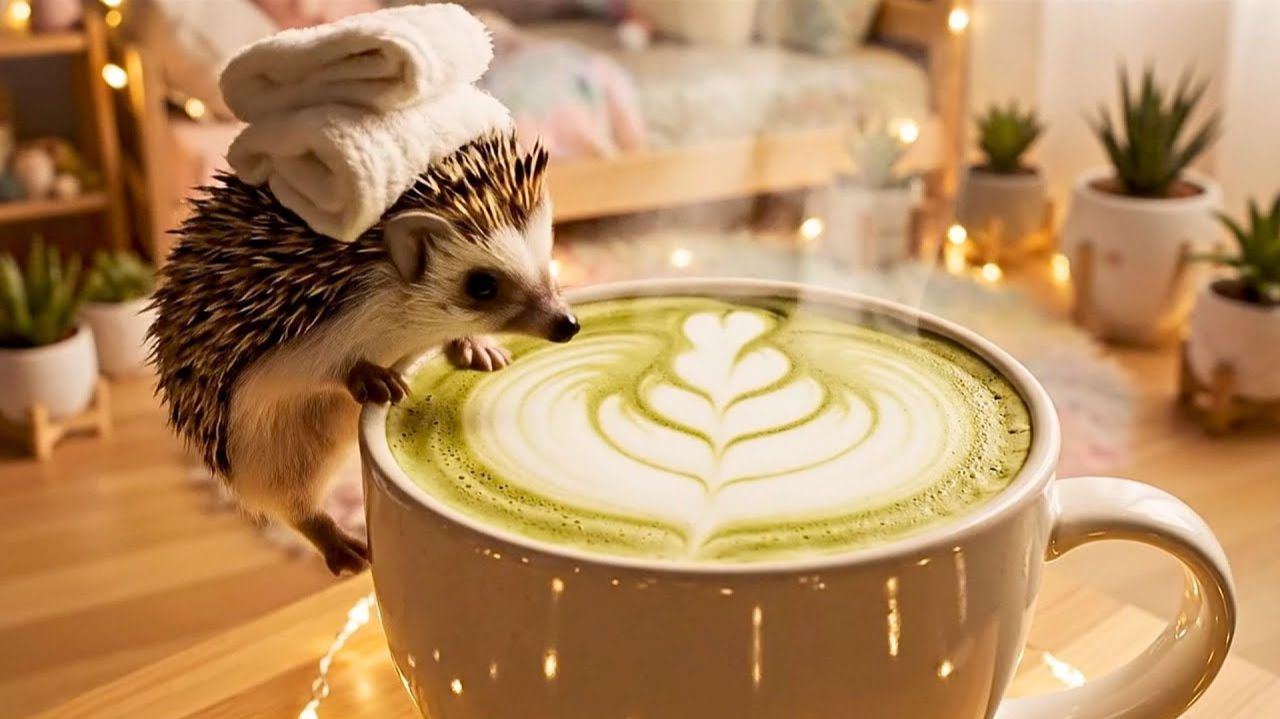 Если бы вы были маленьким ёжиком, какую кружку для ванны вы бы выбрали? 🦔🛁 | Расслабляющий ИИ АСМР смотреть онлайн