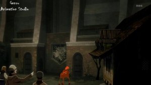 Три Богатыря ломают стену Шиганшина