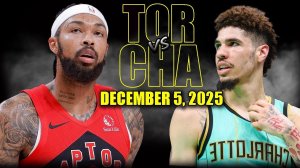 06.12.2025 | ОБЗОР МАТЧА | Торонто Рэпторс - Шарлотт Хорнетс | Highlights