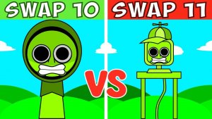 Incredibox Sprunki Фаза 1 SWAP 10 ПРОТВ SWAP 11