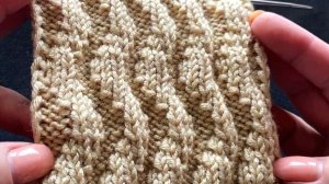 🧶РЕЛЬЕФНЫЕ ВОЛНЫ СПИЦАМИ