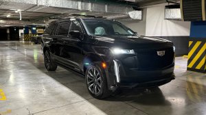 Cadillac Escalade ESV SPORT PLATINUM (Black-Auburn)