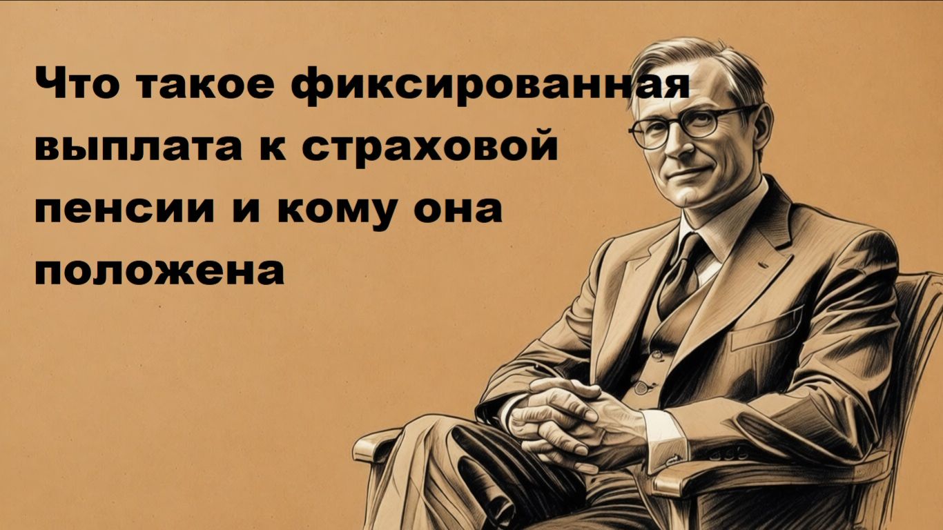 Фиксированная выплата к страховой пенсии: что это такое и кому она положена