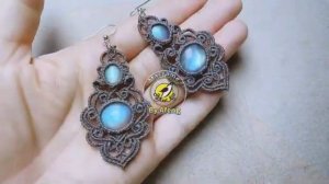 Macrame by Afeng 2025-09Macrame Tutorial Macrame Earrings 会一点的Afeng Original Design [get.gt]