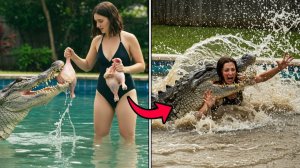 ДОМАШНИЙ АЛЛИГАТОР УТАЩИЛ ХОЗЯЙКУ НА ДНО! 😱 Ужас в бассейне: почему "любимец" сожрал Джулию Бэнкс