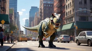 Тиранозавр на зоне