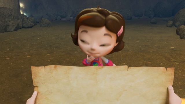 Мультфильм Тайная комната. По следам миндальной муки. Готовим вместе!