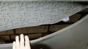 Чёрная обшивка дверей на Ладу калину 1