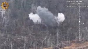 Апти Алаудинов "АХМАТ". Уничтожение огневых позиций и блиндажей противника