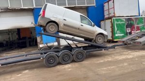 Прицеп Трансформер Автовоз на 1-2 авто до 4 тонн от СпецТяжСерви Домодедово