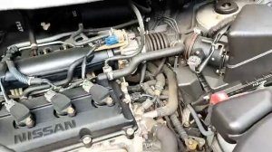 Z841 Двигатель Nissan Serena TC24-177198 QR20DE — работа двигателя