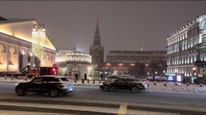 ЗИМНЕЕ ЧУДО ☃️ Белоснежная Москва под снегопадом