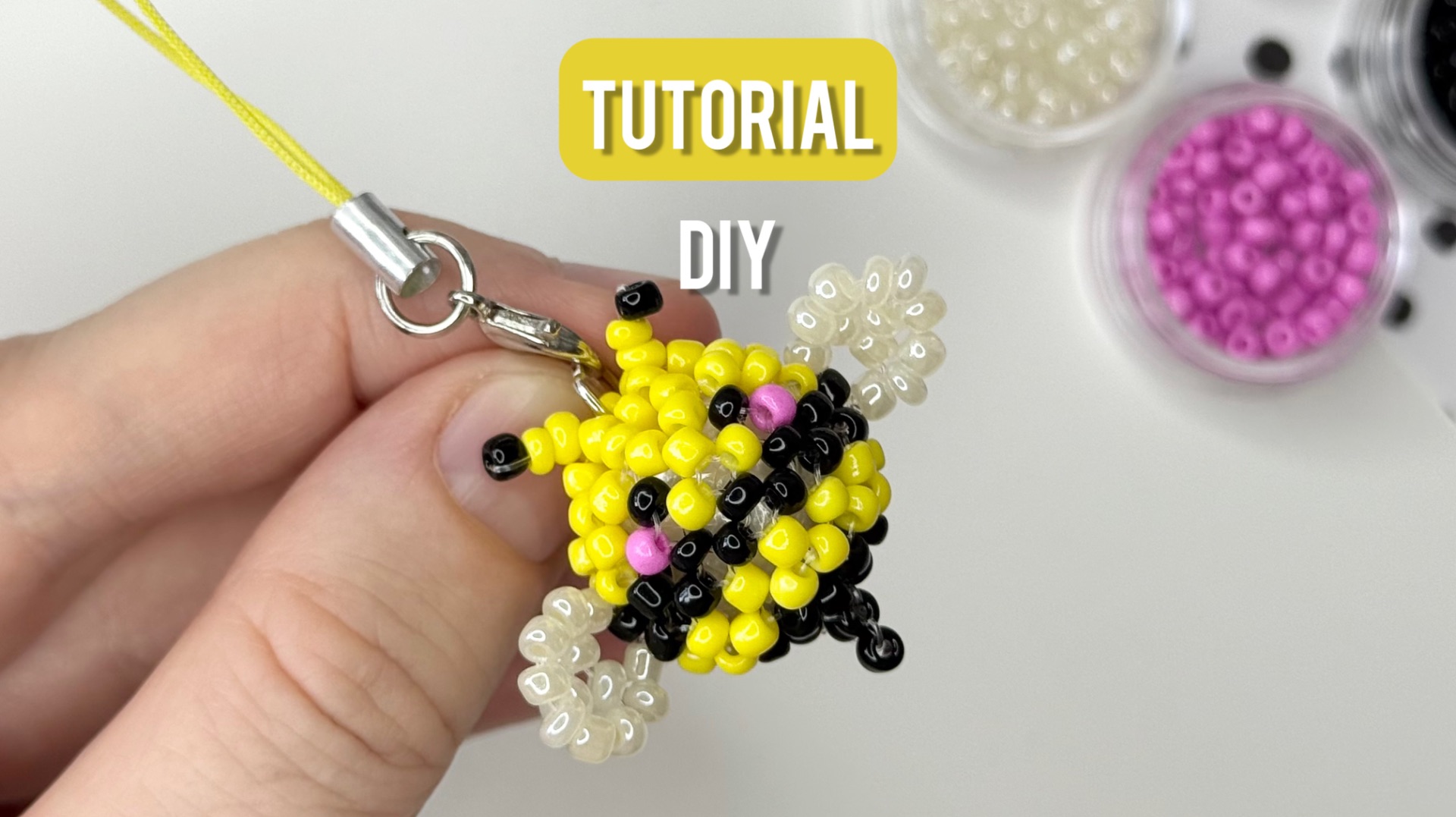 Самый подробный мастер-класс по изготовлению амигуруми пчёлки из бисера 🐝 | Пошаговое руководство смотреть онлайн