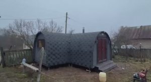 Баня "Викинг" Т-образный 6 метров с проходной помывочной купить в Дзержинске.