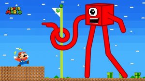 🔴🔶🟩 Приключение фигурок! Кубик проходит уровни за Марио!