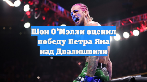 Шон О’Мэлли оценил победу Петра Яна над Двалишвили