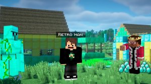 Попал в деревню богачей в майнкрафт (100% троллинг)