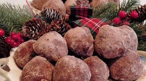 НОВОГОДНЕЕ ПЕЧЕНЬЕ-НЕЖНЫЕ ТРЮФЕЛИ