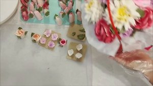 Сборка сумочки с зефирными цветами! 🌺🌺🌺