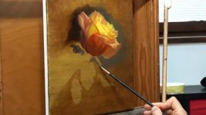 Масляная живопись - Роза