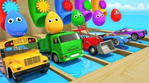 Мультики, мультфильмы про машинки, Изучаем цвета на Английском, мультики для детей с музыкой.