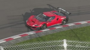 Заезд на Ferrari 296 GT3 Nürburgring Nordschleife версия выносливость - внешняя камера