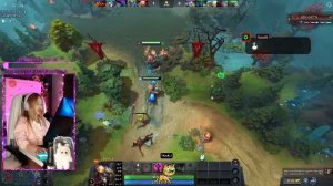 девушка стрим общение DOTA2 CS2