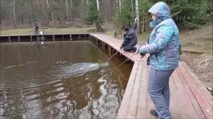 Размеренная рыбалка на спорт-зоне. Клёвое место, Лосиный остров.