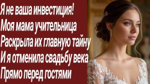 Истории для Вас/Я не ваша инвестиция!  Моя мама учительница .../Жизненные истории/Аудиорассказ