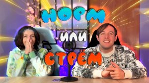 ИГРАЕМ В "НОРМ ИЛИ СТРЁМ"  |  КТО ПОБЕДИТ?
