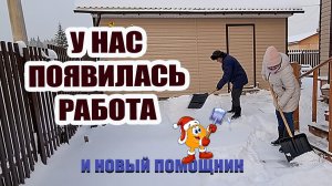 Ура! У нас появилась работа и помощник 😉