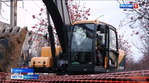 В губкинском микрорайоне Лебеди капитально ремонтируют сети водоотведения