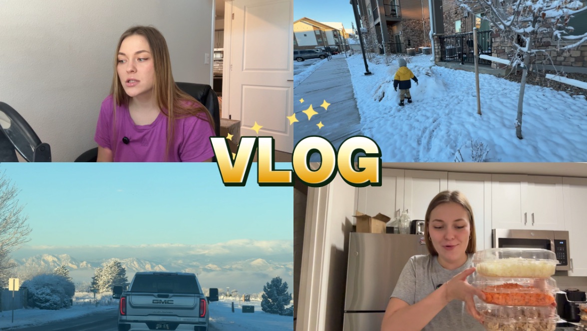 VLOG: Выпал снег/сломался мотор