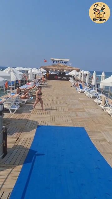 Palmeras Beach Hotel 5* | Главный Пирс: Качели для селфи и Бар 🍸