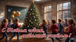 С Новым годом, любимый учитель 🎵 Песня