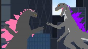 Годзилла лорд галактики vs Монстрвёрс Годзилла|Анимация (часть 1)