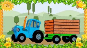 синий трактор мульт-игры